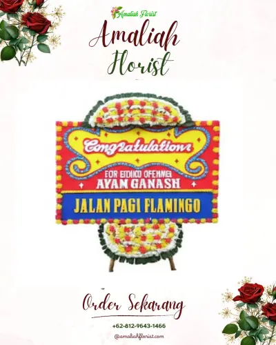 Bunga Papan Congratulation di Taman Kopo Indah